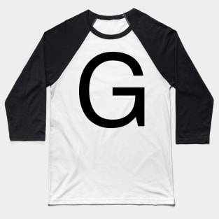 Helvetica G Baseball T-Shirt